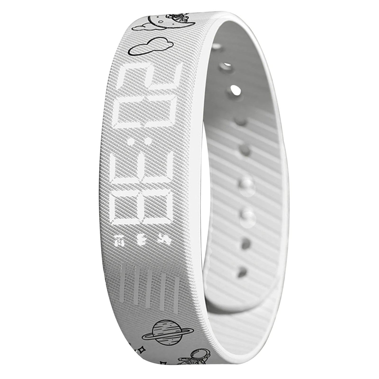 Vibrating Alarm Wristband Waterproof Silent Vibration Alarm Watch with Step Counter Pedometer for Heavy Sleepers Students