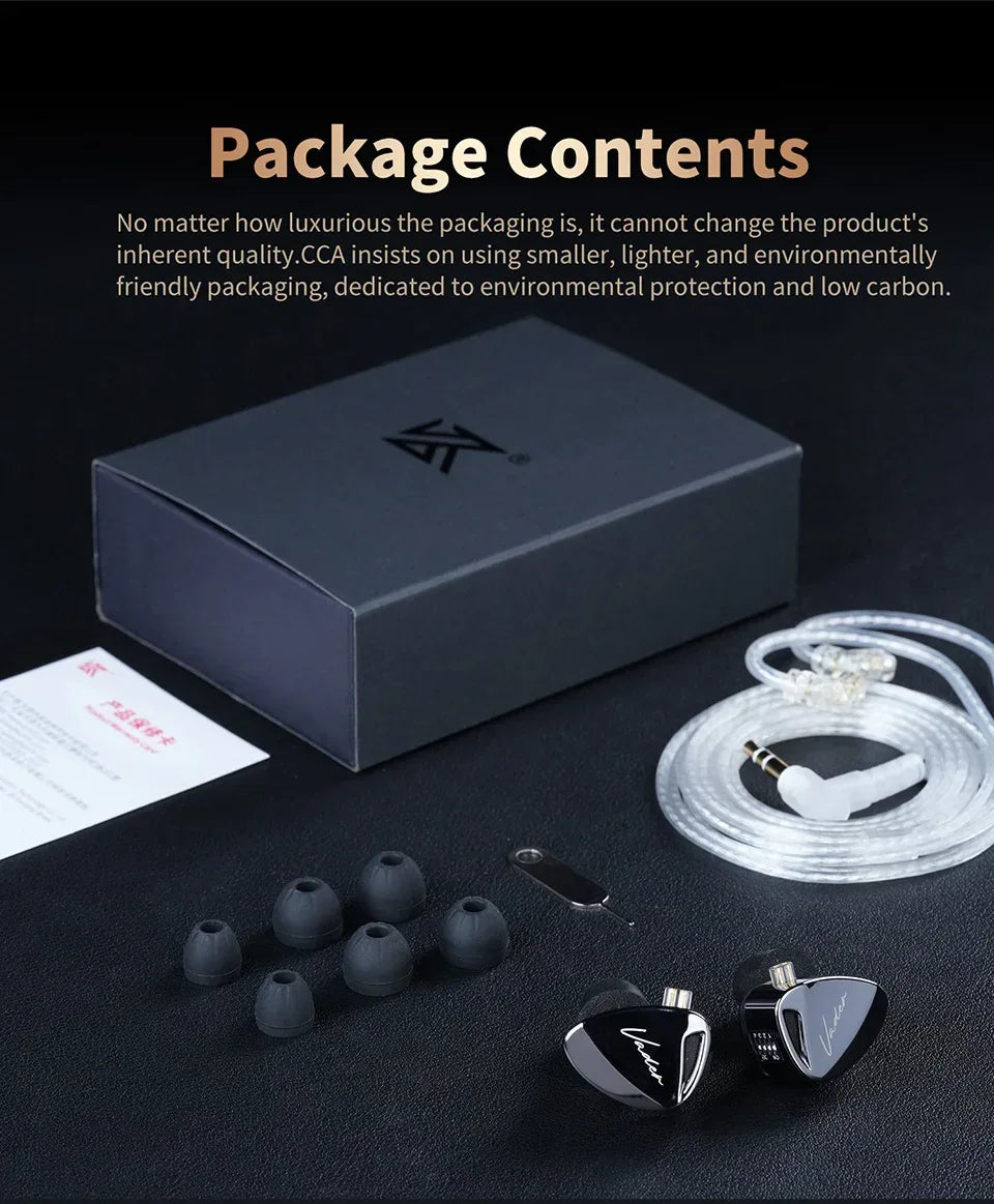 KZ Vader In-Ear Monitor | Adjustable Tuning HiFi Audio | Tidesmit Tidesmit