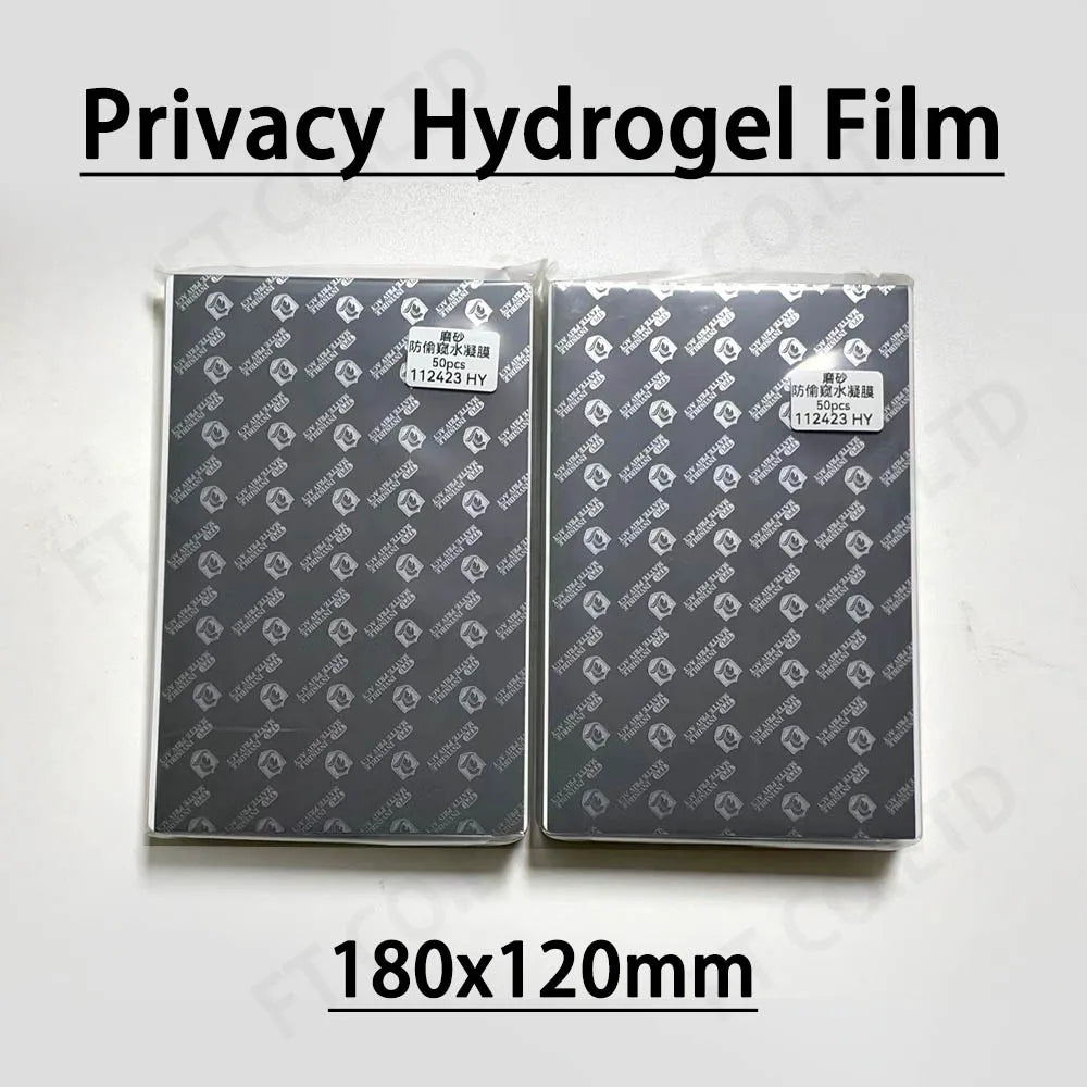 50Pcs Protector Hydrogel Film Airbag Bulletproof Moible Phone HD Privacy Matte UVRAY TPU Sheet for Auto Cutter Plotter Machine