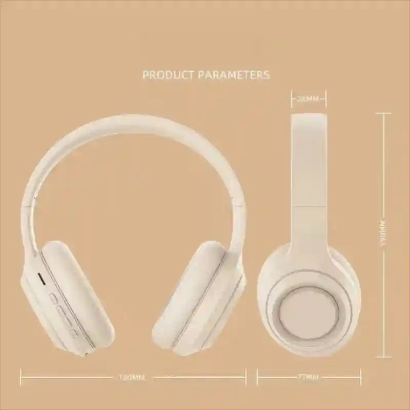 Wireless Over-Ear Headphones with Active Noise Cancellation and HiFi Stereo Tidesmit