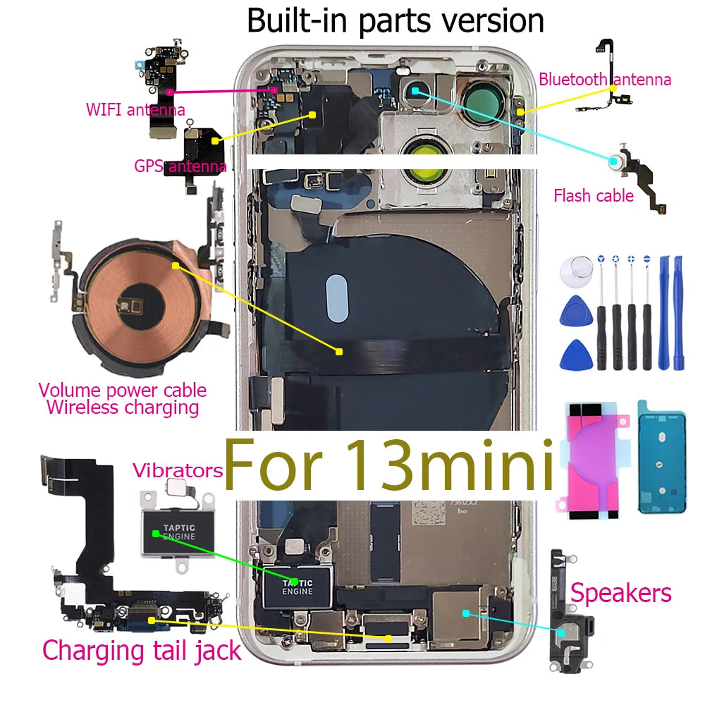 iPhone 13 Pro Max Back Housing Replacement - High Durability Finish Tidesmit