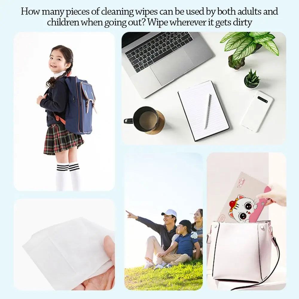 50pcs Fashion Disinfection Baby Wet Wipes Non woven fabric Portable Moist Paper Hand Cleaning Tissue Home