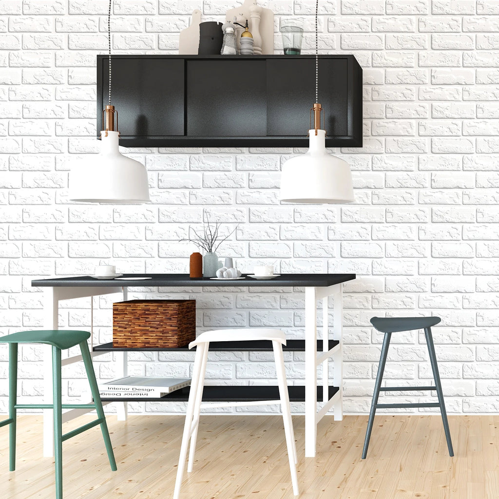 5/10Pcs Peel and Stick Tile Backsplash Thicker Design Marble Tiles 12"X12" Stick on Backsplash Self Adhesive Tiles for Any Room