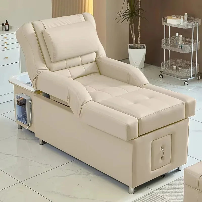 Professional Electric Massage Chair Recliner - Ergonomic Tidesmit Design Massage Chairs off-white Tidesmit