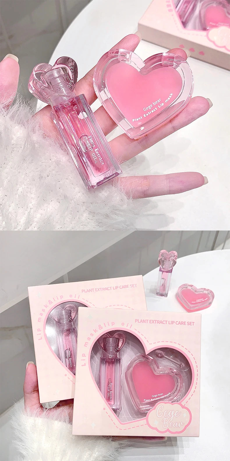 Plant Extract Lip Balm Set - Moisturizing Lip Care Treatment (GX1226) Lip Care Tidesmit
