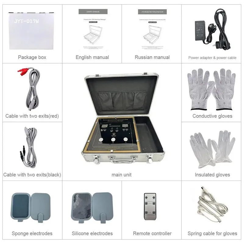 Bioenergy Massage Machine - Portable Meridian Pulse Muscle Stimulator Relaxation Treatment Tidesmit