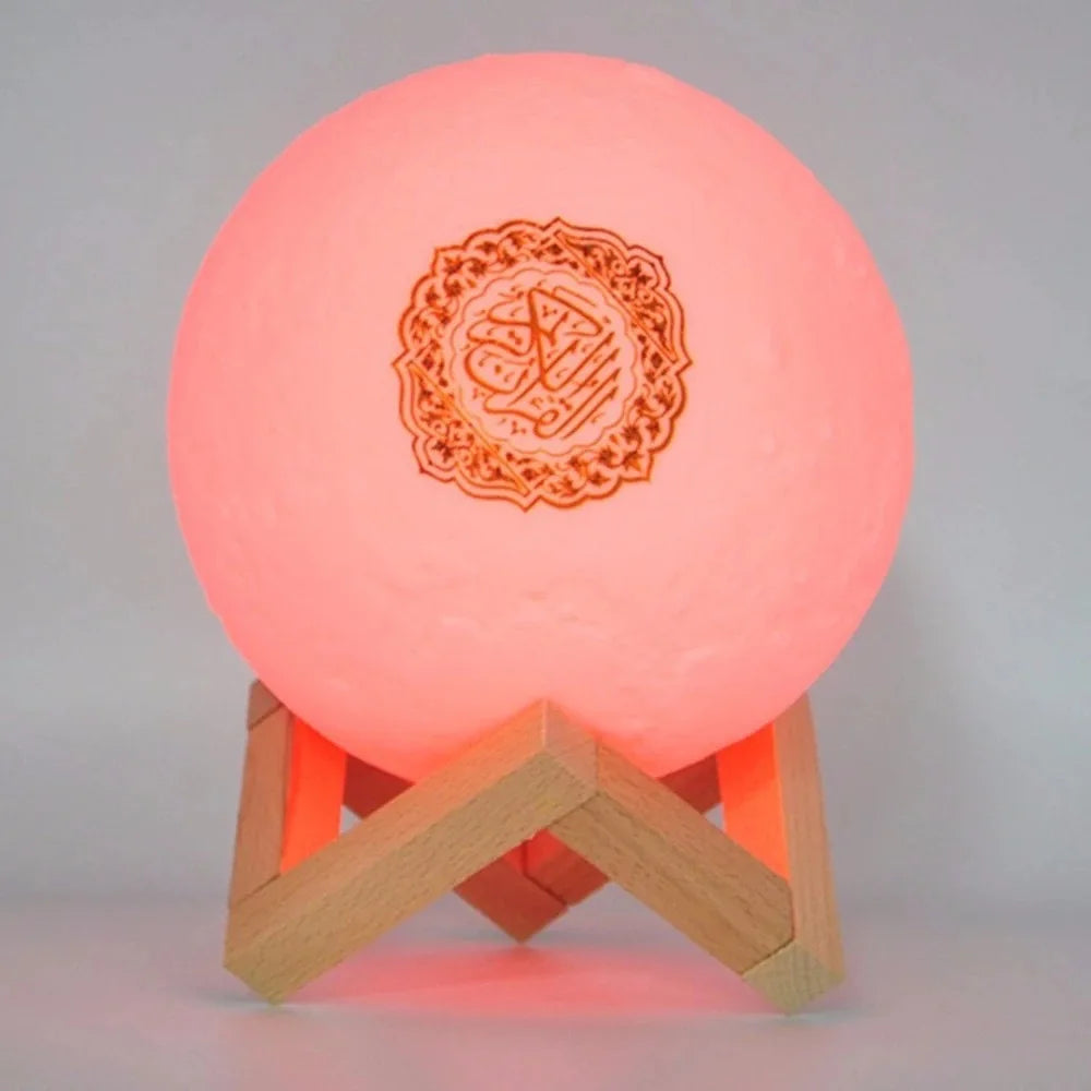 Islamic Arabic Night Light Muslim Bluetooth Speaker Quran Azan Clock Koran Portable Wireless Ramadan Bright Lamp Arab Islam Holy