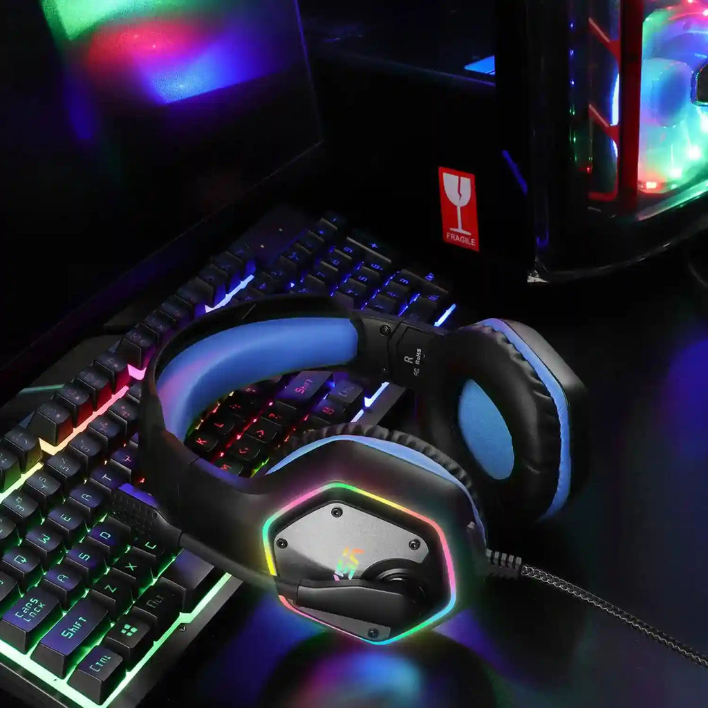 Wireless Gaming Headset with Mic - 7.1 Surround Sound for PC and PS5 Tidesmit