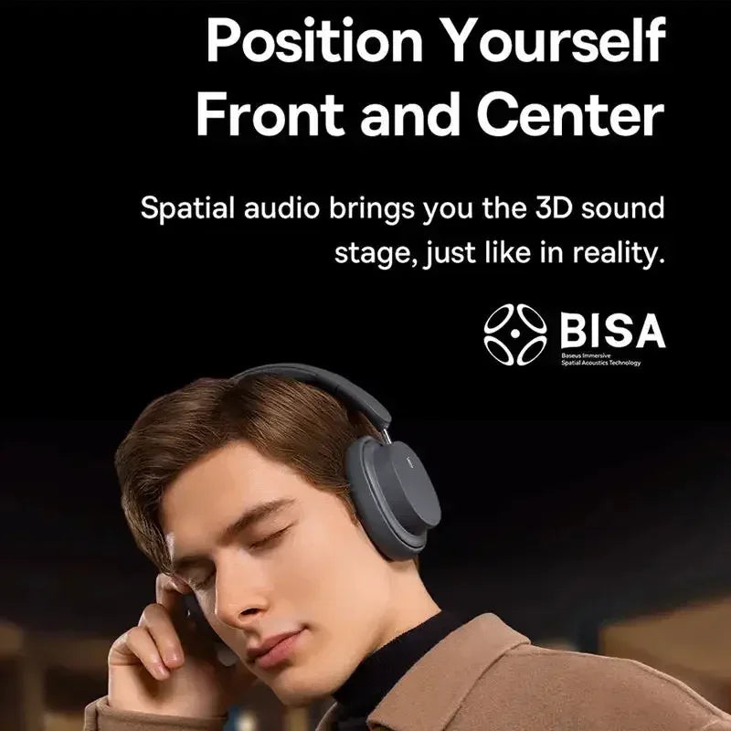 Wireless Bluetooth Headphones Over Ear 70H Playtime Tidesmit Tidesmit