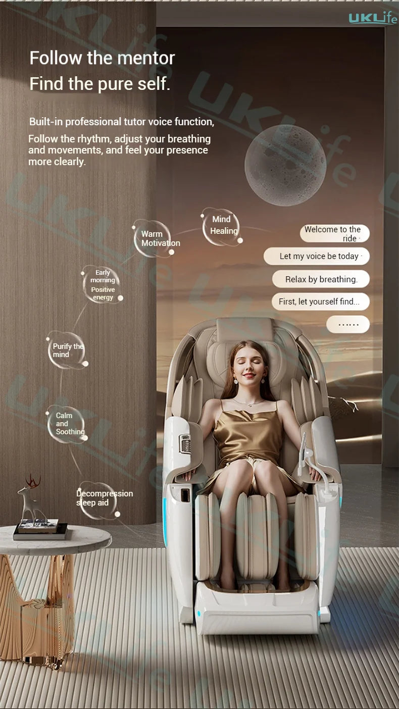 Zero Gravity 4D SL-Track Full Body Massage Chair by Tidesmit Body Shaping Massage Equipment Tidesmit