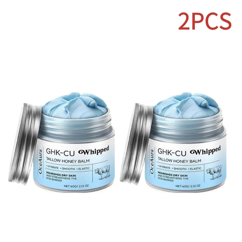 Copper Peptides GHK-Cu Beef Tallow Cream Blue Balm Manuka Honey Deep Moisturizing Nourishing Repair Barrier for All Skin Types