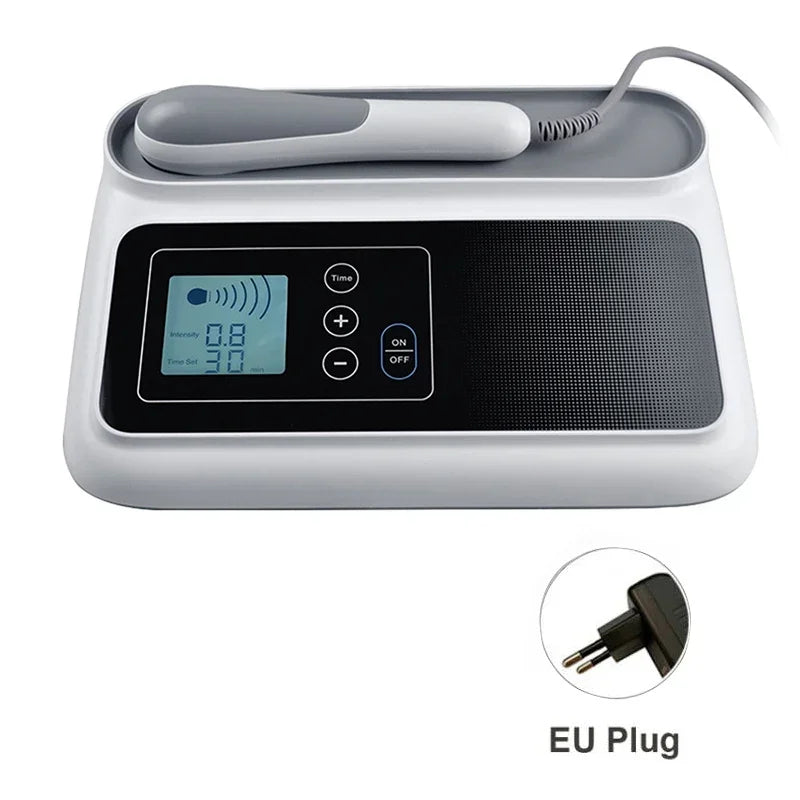 Ultrasonic Therapy Machine - 1MHz Portable Muscle Relief Device Body Shaping Massage Equipment EU Plug Tidesmit