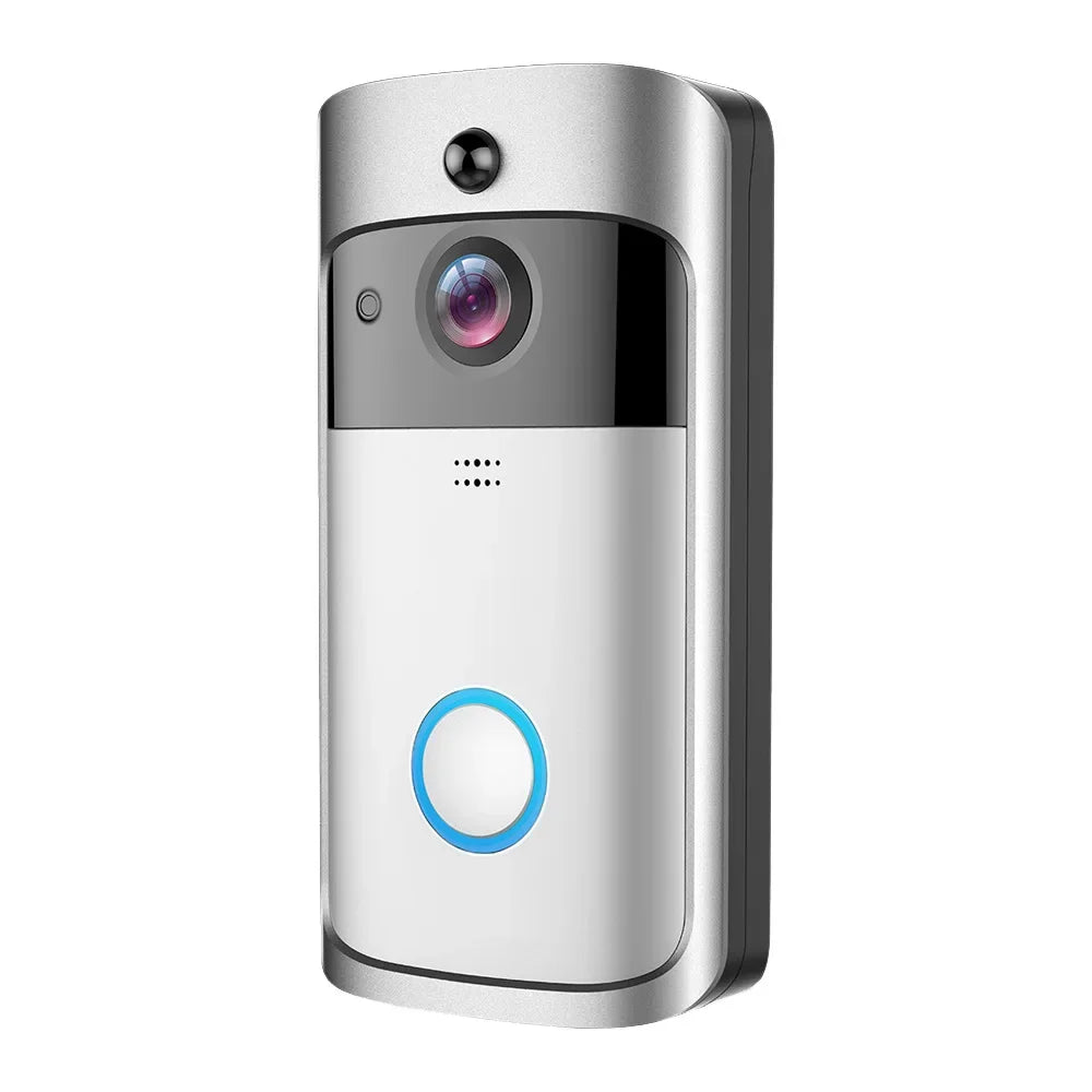 Video Doorbell Camera HD IR Alarm WiFi Doorbell Wireless Operated Motion Detector Audio & Speaker Night Vision for iOS & Android