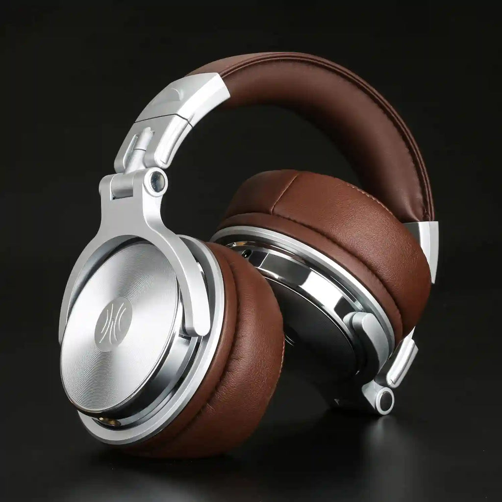 Pro-30 Studio DJ Headphones with Mic - Wired Over-Ear Monitoring Tidesmit