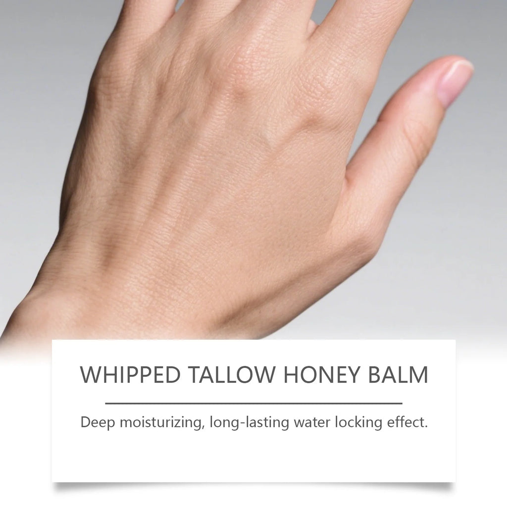 2026Blue Balm Moisturizer with GHK-Cu Copper Peptides & Beef Tallow: Manuka Honey Care for Mature Dry Skin