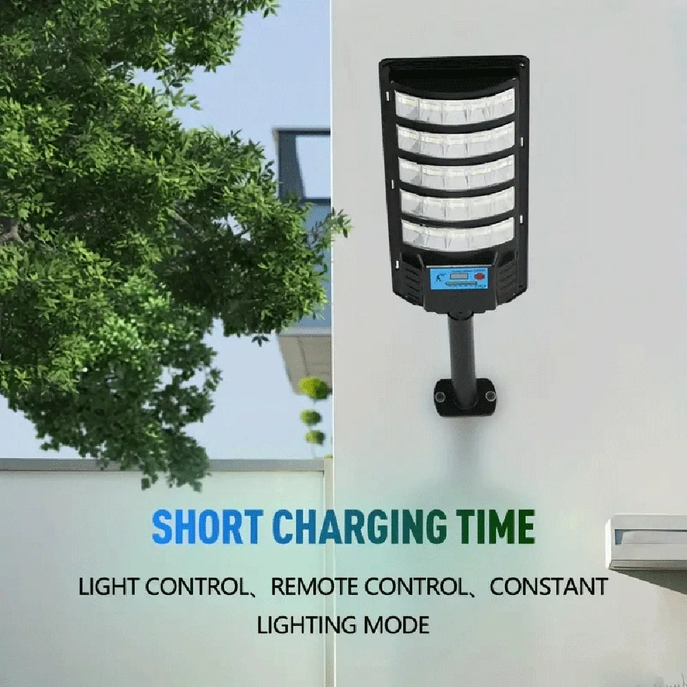New 288 LED Solar Outdoor Street Light, with Motion Sensor Super Bright Wall Lamp Waterproof Solar Light for Garden Street Patio