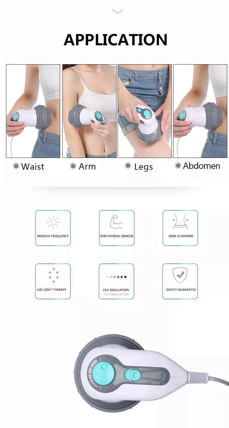 Electric Body Massager for Muscle Relief and Cellulite Reduction Body Shaping Massage Equipment Tidesmit