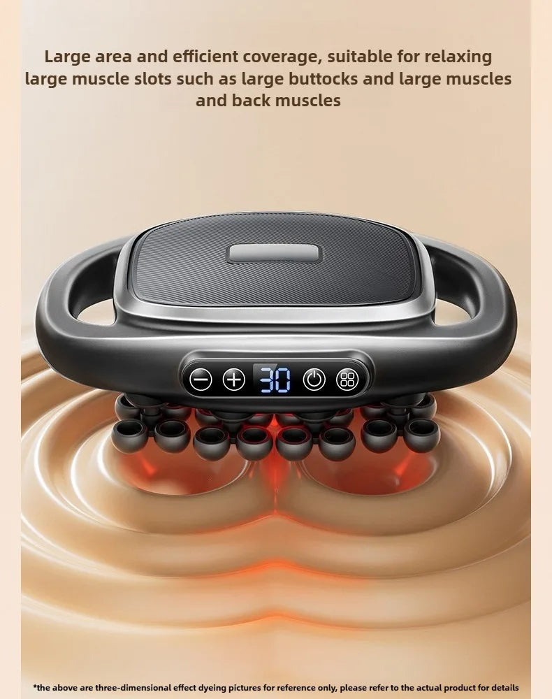 Fascia Gun Deep Tissue Muscle Massager - 32 Intensity Levels (Grey) Fascia Gun Tidesmit