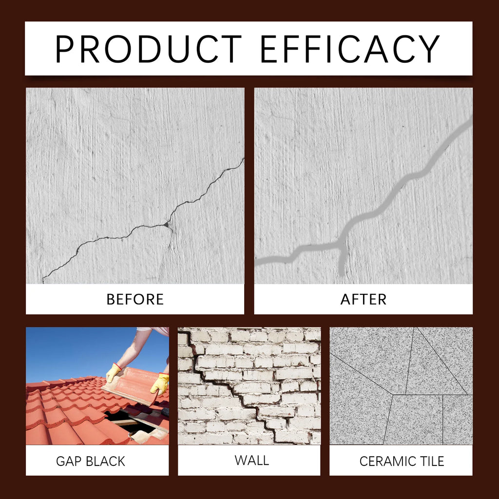 Concrete Crack Filler Self Leveling Sealant Driveway Repair Adhesive Masonry Gap Filler Waterproof Concrete Sealer Quick Dry