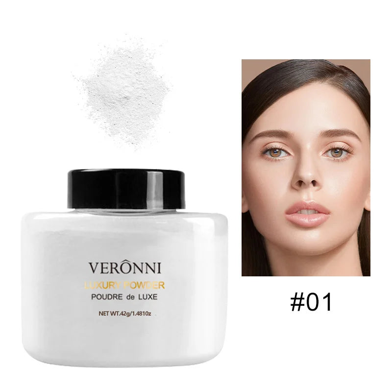 Tidesmit banana luxury loose setting powder for oil control face makeup texture close-up