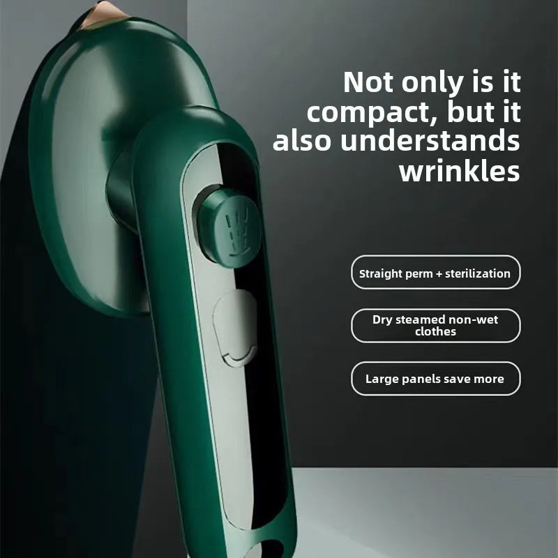Tidesmit 2-in-1 mini portable handheld steam iron featuring compact micro steam technology for household laundry use