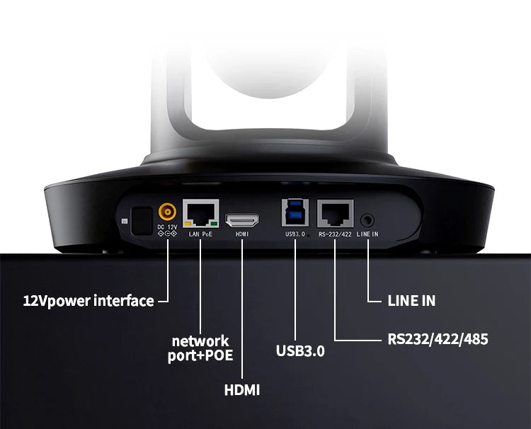 PTZ Camera 4K 20X Zoom Video Conference Camera Kit Church Meeting Live Broadcast PTZ Camera Controller for Video Conferencing