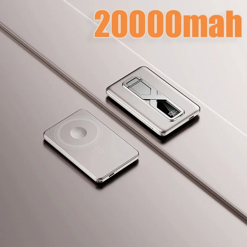 Magnetic Power Bank 10000mAh PD 20W Fast Charger - Tidesmit Gold 20000mah Tidesmit