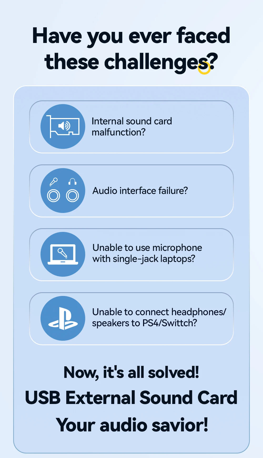 USB to 3.5mm Audio Adapter for Laptop - Dual or Single Jack Tidesmit