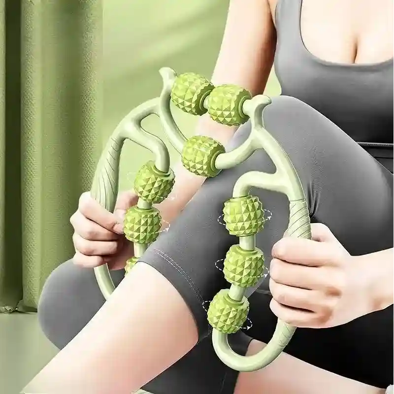 Lymphatic Massage Roller - Deep Tissue Muscle Relief Tool (L Size) Eye Massage Instrument Tidesmit