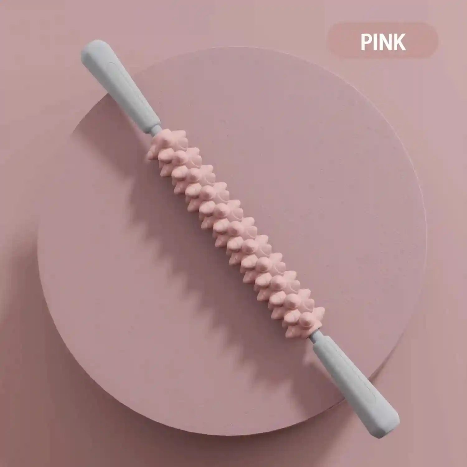 Massage Roller Stick for Deep Muscle Relief | Tidesmit Ergonomic Tool Massage Roller Pink Tidesmit