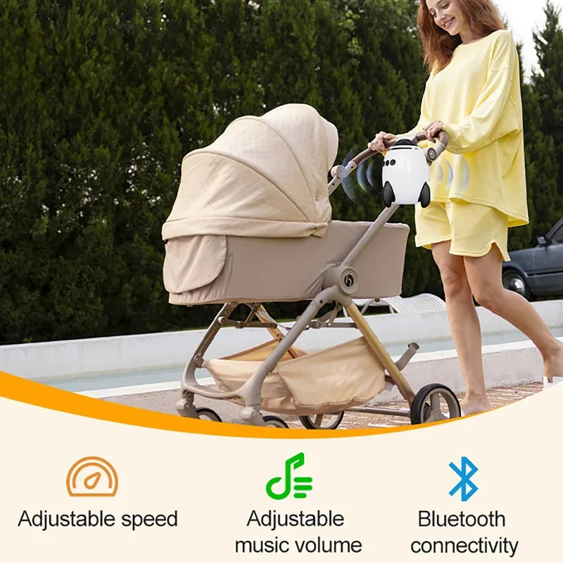 Portable Baby Sound Machine Baby Soothing Natural Sounds Bluetooth White Noise Lightweight Portable Baby Calming Device