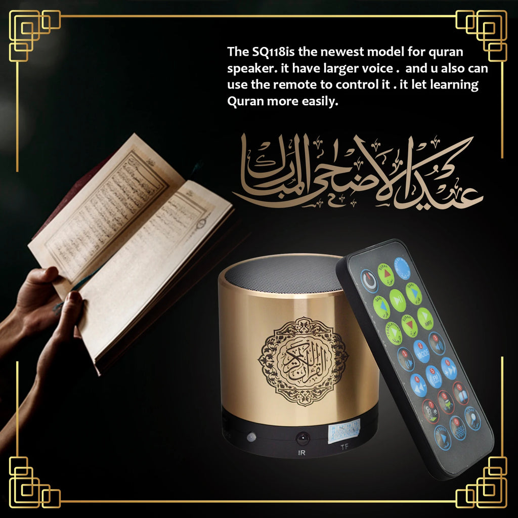 Koran Islam Arabic Muslim Azan Bluetooth Wireless Speaker Portable FM Radio Mini Ramadan Holy Islamic Quran Arab Music Sound Box