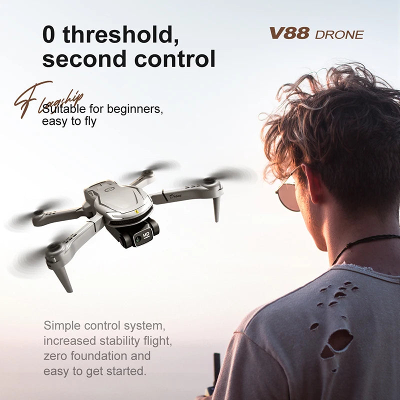 8K Camera Drone Foldable Quadcopter with Obstacle Avoidance Tidesmit