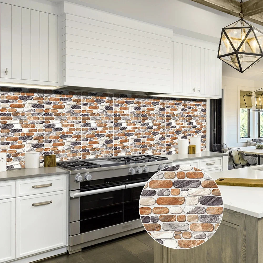 29 Styles Thickened Frosted Tiles Floor Sticker Kitchen Bathroom Home Renovation Wallpaper Waterproof Non-slip Art Wall Decals
