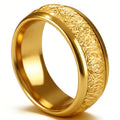 RFID Smart Health Ring - Ceramic 125kHz Access Control Gold US7 56mm Tidesmit