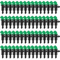 60PCS 4GPH Flag Drip Emitter Drip Emitters 16L/H Emitter Sprinkler Drippers System Connect 4mm/7mm Hose for Lawn Vegetables Gard