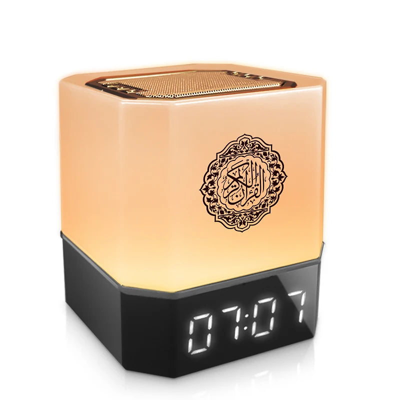 Quran Islam Arabic Muslim Azan Clock Koran Night Light Lamp Bright Portable Bluetooth Speaker Wireless Ramadan Arab Islamic Holy