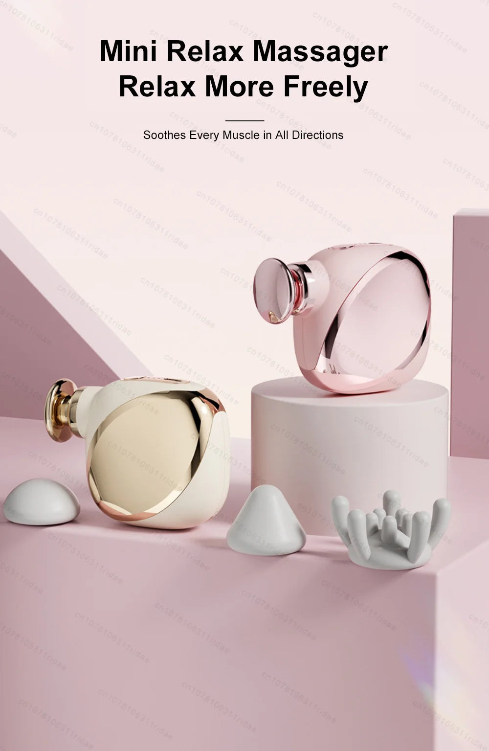 Mini Massage Gun - Portable Deep Tissue Therapy Device by Tidesmit Relaxation Treatment Tidesmit