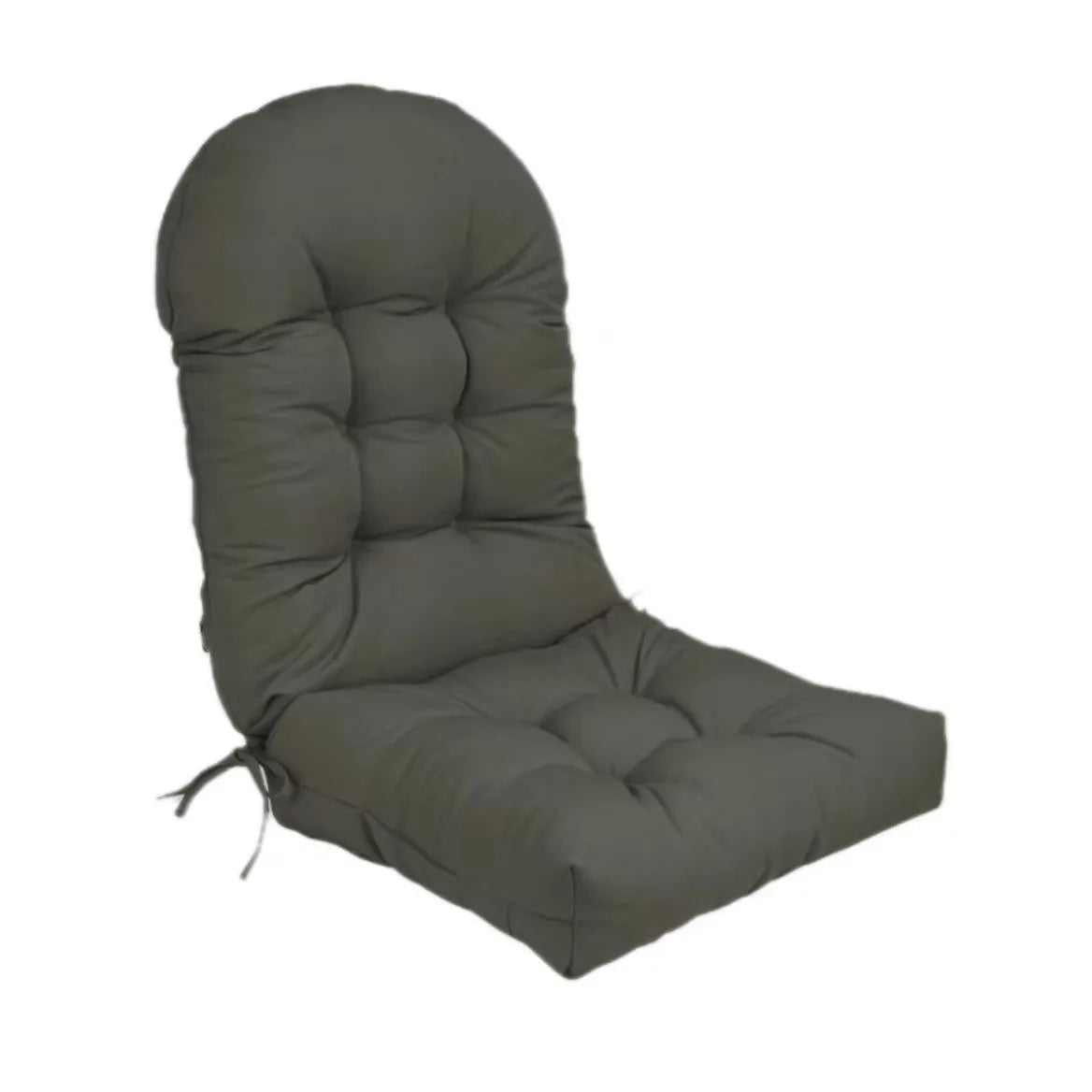 Rocking Chair Cushions, Indoor Outdoor Chair Cushion, Waterproof Fade Resistant High Back Patio Chair Pad with Non Slip Tufted
