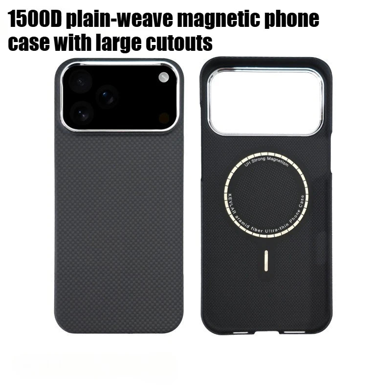 iPhone 17 Pro Max Magnetic Case | Slim Aramid Fiber Protection 1500D Tidesmit