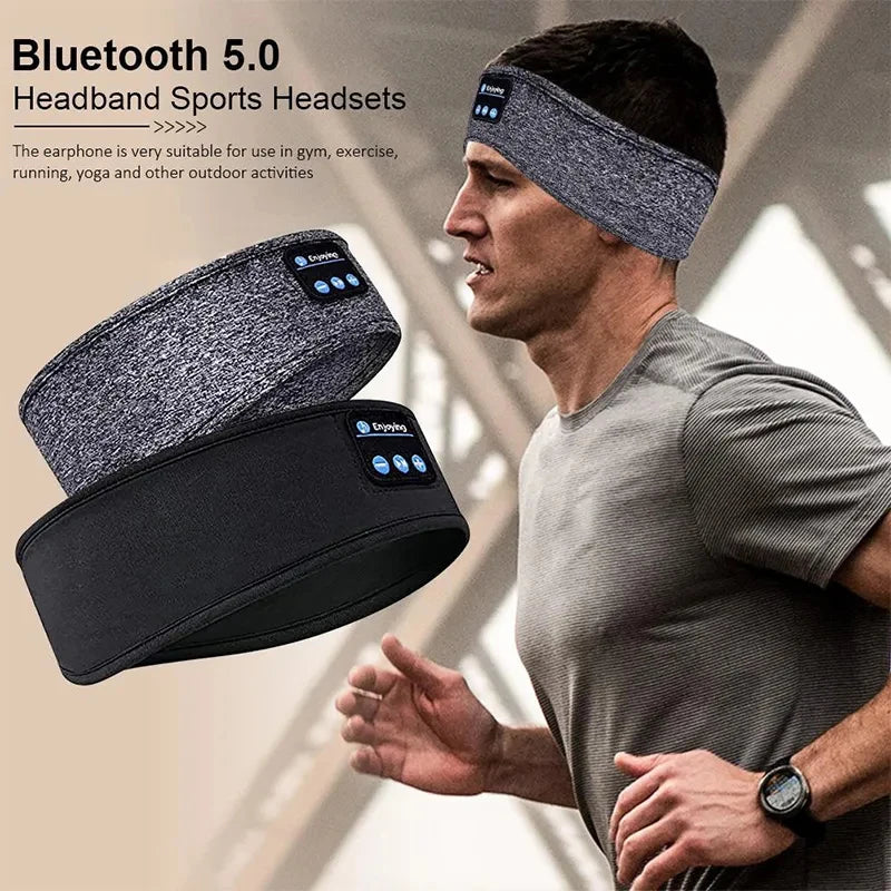 Bluetooth Sleep Headphones Headband - Soft Elastic Music Headset Tidesmit