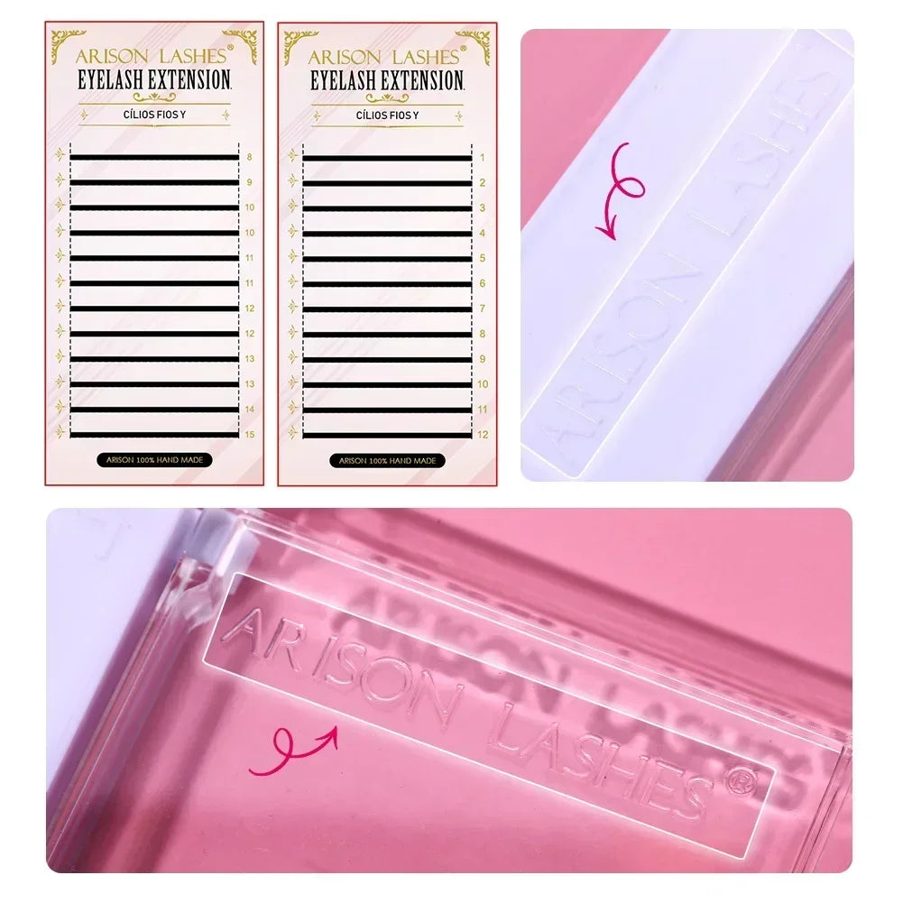 W Shape 7D Volume False Eyelashes 0.07mm D Curl - Soft Faux Lashes False Eyelashes Tidesmit