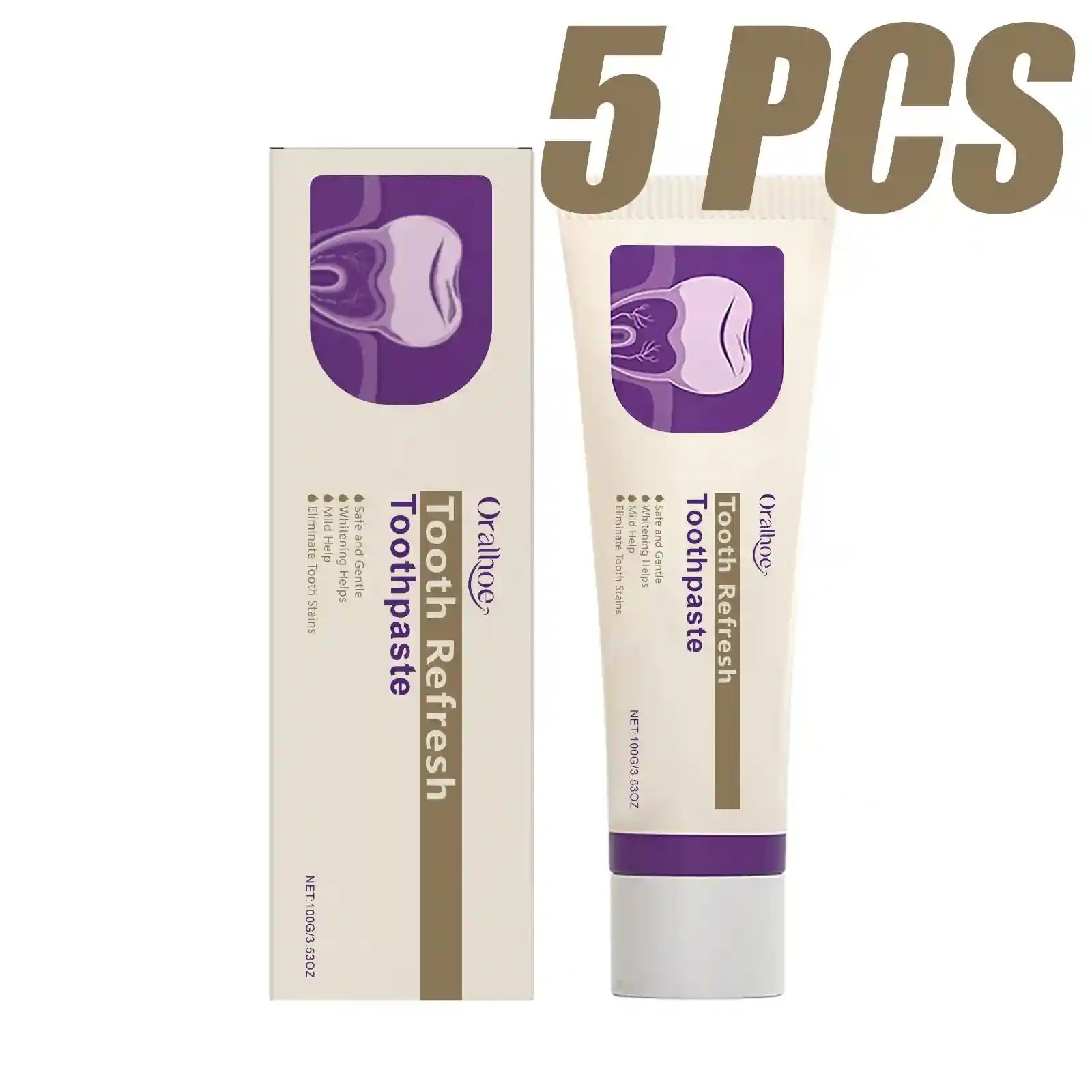 Tidesmit Hydroxyapatite toothpaste for deep teeth whitening, effective stain removal, and lasting fresh breath.