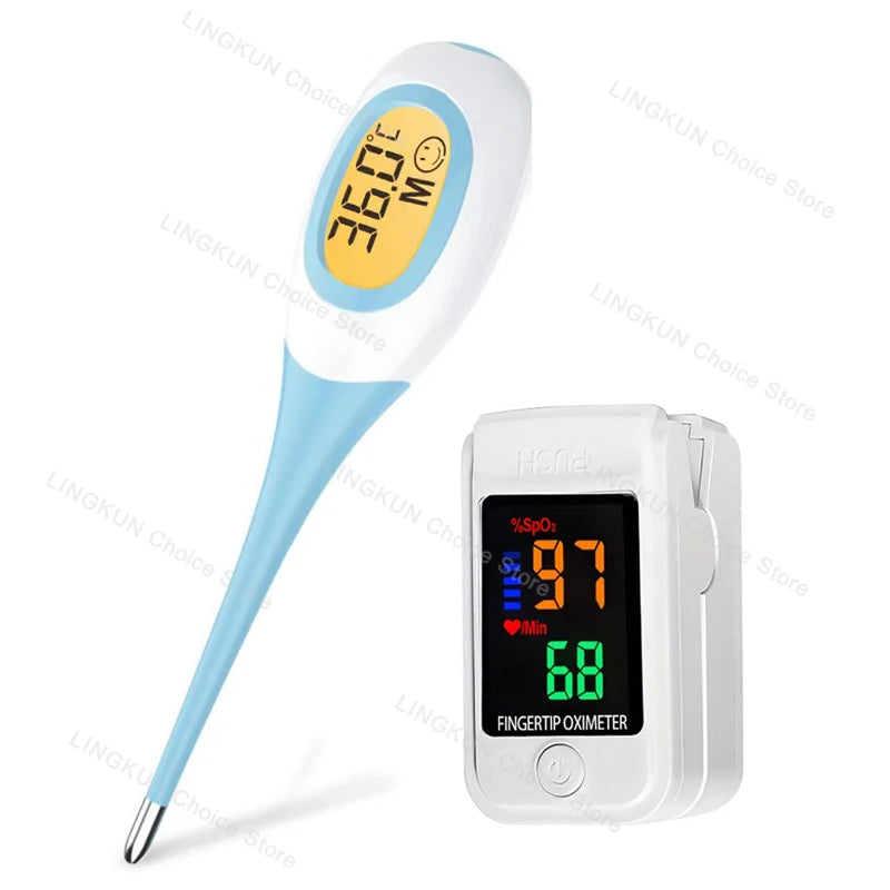 Hot Baby Digital Underarm Electronic Thermometer 8 Seconds Fast Measurement Celsius Fahrenheit Soft Head Oral Body Temperaturer