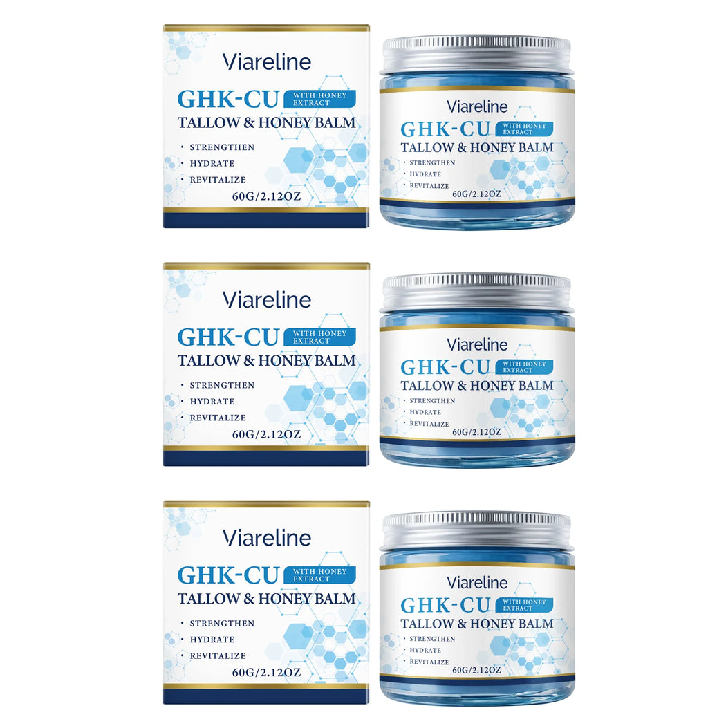 Ghk-Cu Beef Tallow Balm Deep Hydration Brighten Skin Enhance Elasticity Firming Smooth Face Moisturizer For Dry Sensitive Skin