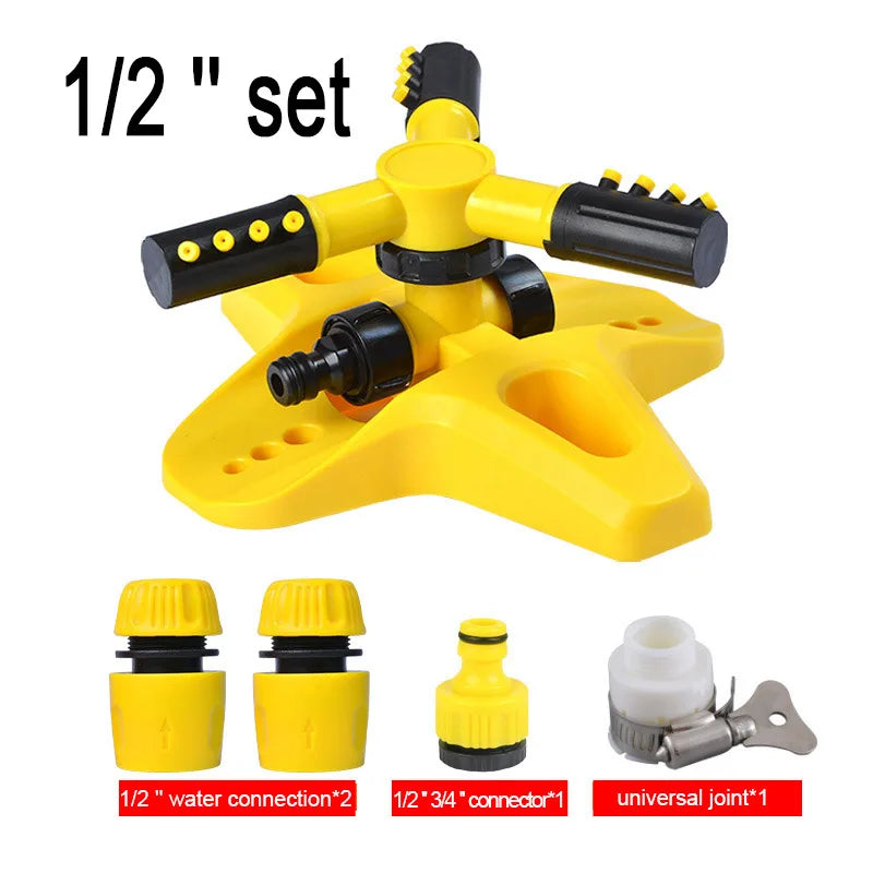 360 Degree Rotating Automatic Sprinkler For Garden Watering Watering Land And Lawn Can Be Connected In Series With Sprinkler