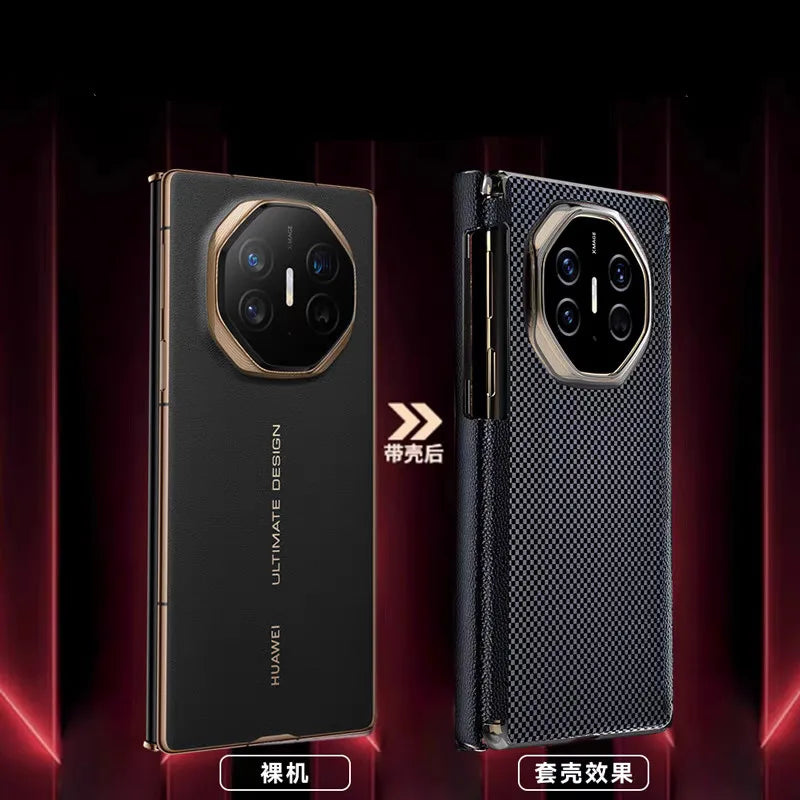 Aramid Carbon Fiber Case for Huawei Mate XT Ultimate - Slim Protection Tidesmit
