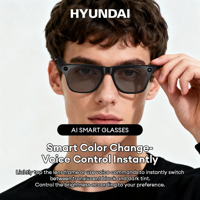 AI Smart Glasses with Camera & Translator - Black Frames by Tidesmit Tidesmit