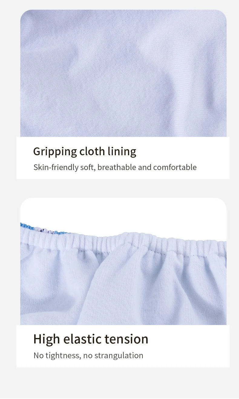 BIAI 2PCS Adult Cloth Diapers Washable Old Man's Diaper Pants Reusable Anti-bed-wetting Device Teenage Nappy Trousers