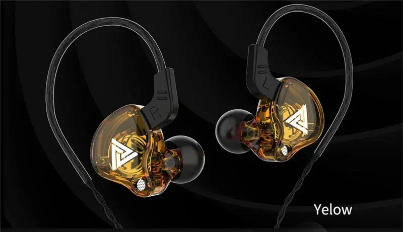 Original QKZ AK6 In Ear Earphone 6 Dynamic Driver Unit Headphone With Mic Stereo Sports HIFI Subwoofer Headset Monitor Earbuds Tidesmit